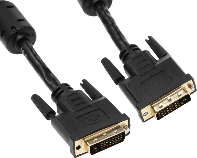 Кабель Buro DVI-D m DVI-D m 1.8м феррит.кольца (28190073)
