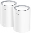 Бесшовный Mesh роутер Cudy M3000 (M3000(2-PACK) WHITE) AX3000 10/100/1000/2500BASE-T белый (упак.:2шт)