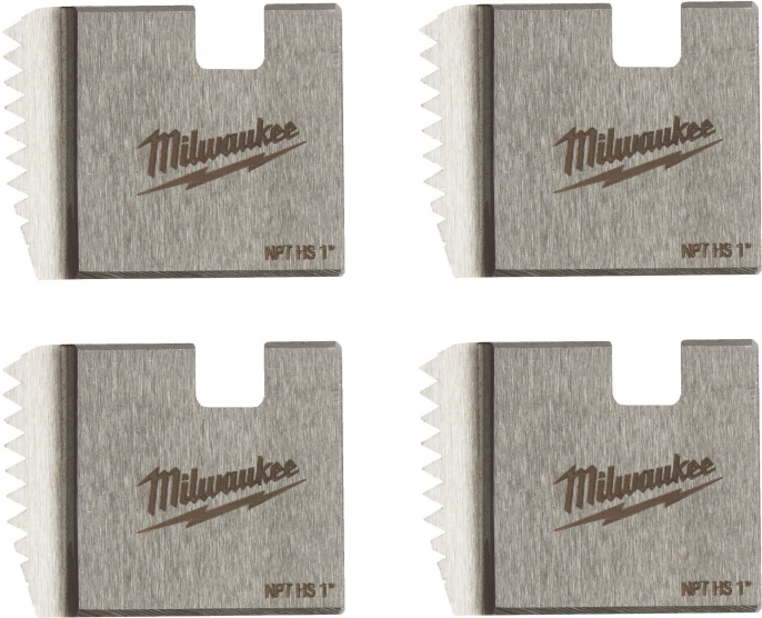 Плашка для резьбонарезного инструмента Milwaukee FPTD 1" NPT HS (48361109) (резьба: 1", сталь: быстрорежущая (HSS), тип резьбы: дюймовая коническая NPT)