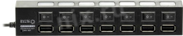 5bites HB27-203PBK Концентратор 7*USB2.0 / БП 5В-2А / 1M / BLACK