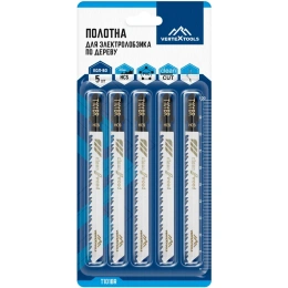 Полотно (5 шт; 75х100 мм) для электролобзика vertextools T101BR