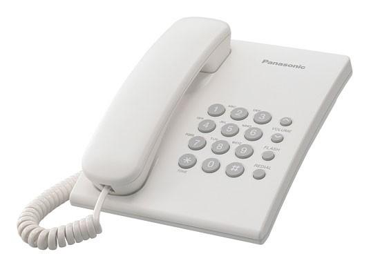 Проводной телефон Panasonic KX-TS2350RUW, белый