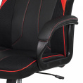 Кресло игровое A4Tech Bloody GC-300 черный/красный ткань/эко.кожа крестов.