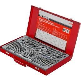 Набор метчиков и плашек Matrix М2-М20, 65 шт 773065