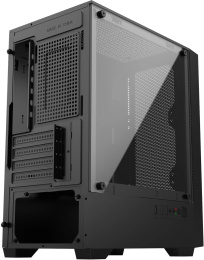 Корпус mATX Oklick OCC-MN307, Mini-Tower, без БП, черный