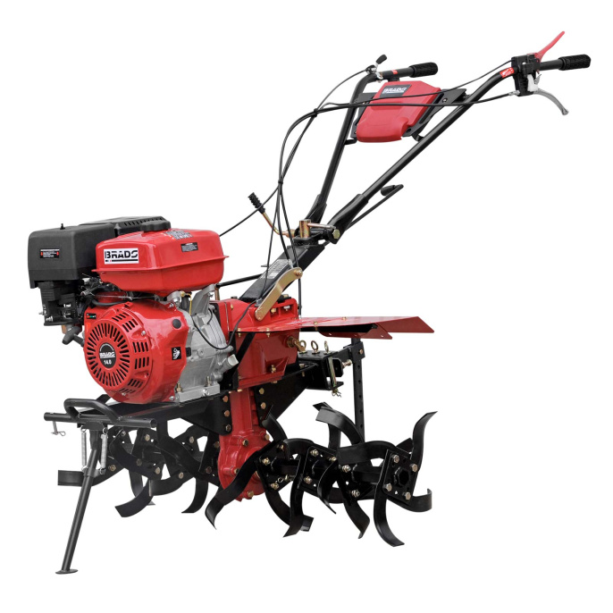 Культиватор бензиновый BRADO GM-1400S 14 л.с, без ВОМ, пон.пер, 3+1, без колёс
