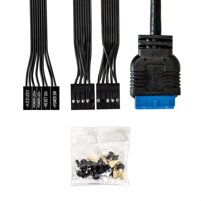 Корпус Minitower ExeGate BAA-408U mATX, без БП, 2*USB+1*USB3.0, HD Audio, черный EX298155RUS