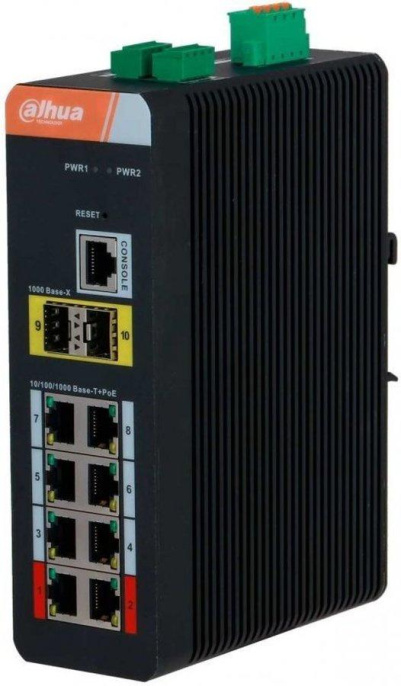 Коммутатор Dahua DH-IS4210-8GT-120, управляемый