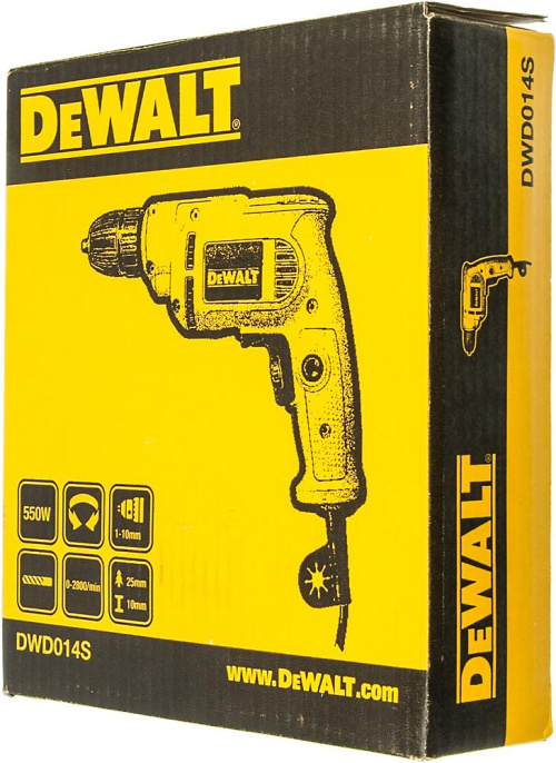 Дрель безударная DeWALT DWD014S-QS