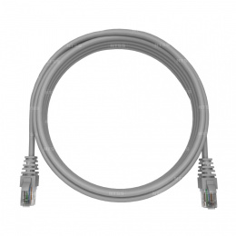 Патч-корд NTSS NTSS-PC-UTP-RJ45-5e-0.2-LSZH-GY UTP RJ-45 вил.-вилка RJ-45 кат.5E 0.2м серый LSZH 26AWG