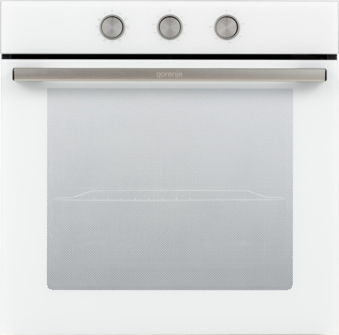 Духовой шкаф электрический Gorenje BO6725E02WG, 77л, дверца с 2 стеклами, белый