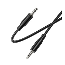 AUX аудио кабель BOROFONE BL26 / 3.5 mm jack - 3.5 mm jack/ 1m/ черный (B-22170)