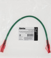 Патч-корд Hyperline PC-LPM-UTP-RJ45-RJ45-C5e-0.3M-LSZH-GN UTP RJ-45 вил.-вилка RJ-45 кат.5E 0.3м зеленый LSZH 24AWG