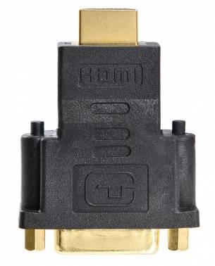Переходник DVI Buro DVI-I f - HDMI m , черный [hdmi-19m-dvi-i f -adpt]