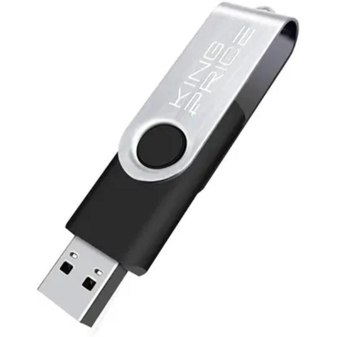 Флешка USB KINGPRICE KPFD2 16ГБ, USB2.0, черный [kpfd2a016abk]