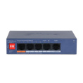 Коммутатор Dahua DH-CS4005-4ET1GT-60 (L2) 4x100Мбит/с 1x1Гбит/с 4PoE 60W управляемый