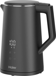 Чайник электрический Haier HK-503 1.7л. 2200Вт черный корпус: пластик FM04WQD00RU