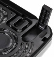 Подставка для ноутбука Buro BU-LCP156-B208, 15.6", 355х260х21 мм, 2хUSB, вентиляторы 2 х 80 мм, 560г, черный
