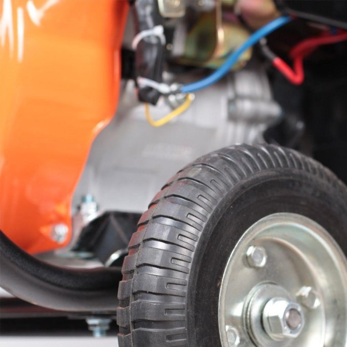 Бензиновый генератор Patriot GP 7210LE, 220/12 В, 6.5кВт, на колёсах с АКБ [474101588]