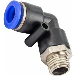 Фитинг угловой для пластиковых трубок Forsage 10 мм с наружной резьбой 1/4 F-SPL10-02 59405 (F-SPL10-02(59405))