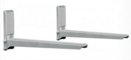Кронштейн Holder MWS-2005, для СВЧ, настенный, макс. 40кг, серебристый