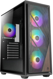 Корпус ATX AZZA Forest, Midi-Tower, без БП, черный [csaz-370 forest]