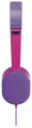 Наушники накладные Hama Kids 1.2м фиолетовый/розовый проводные оголовье 00177014