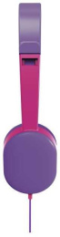 Наушники накладные Hama Kids 1.2м фиолетовый/розовый проводные оголовье 00177014