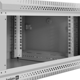 Шкаф телекоммуникационный 19" настенный 4U ExeGate EC-WM-4U.450.G.GREY 19”, 4U, 600x450x280mm ШхГхВ , передняя дверь закаленное стекло, съемные боковые панели, пыле- и влагозащита IP23, светло-серый RAL 7035 EX300251RUS