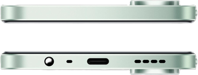Смартфон realme Note 60x RMX3938 4+128 Зеленый 6.74" HD+ LCD/90Hz/Unisoc T7225/And14/8+0.08MP/5MP/5000mAh