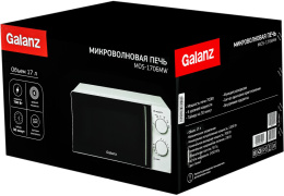 Микроволновая печь Galanz MOS-1706MW, 700Вт, 17л, белый