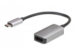 ATEN UC3008A1-AT Конвертер, USB-C HDMI, USB-C HDMI, Male-Female, без Б.П., 4096x2160 60Hz;Макс.частота пикселизации 594 MГц;HDMI 2.0;HDCP 2.2;USB 3.2 Type-C with DP Alt Mode Thunderbolt™ 3 Compatible