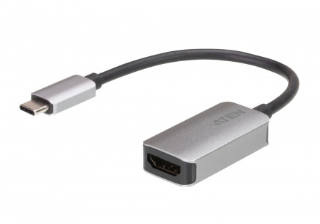 ATEN UC3008A1-AT Конвертер, USB-C HDMI, USB-C HDMI, Male-Female, без Б.П., 4096x2160 60Hz;Макс.частота пикселизации 594 MГц;HDMI 2.0;HDCP 2.2;USB 3.2 Type-C with DP Alt Mode Thunderbolt™ 3 Compatible