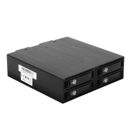 Корзина для HDD ExeGate HS425-01 (универсальная, на 4*2,5" SATA/SAS HDD, занимает 1*5,25" отсек, RTL) EX264647RUS