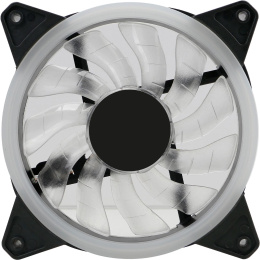 Вентилятор Оклик OG-CF120RGB3-BK RGB 120х120x25 черный 3-pin 4-pin Molex упак.:1шт Ret