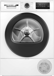 Сушильная машина Bosch WTH85V9FPL отдельностоящая, сушка: конденсация с тепловым насосом, загрузка: до 8 кг, глубина: 61.3 см с люком 64.8 см , энергопотребление new D, 15 программ, цвет: белый