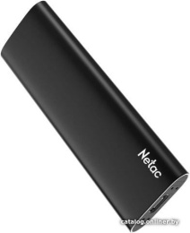 Накопитель SSD Netac USB-C 250GB NT01ZSLIM-250G-32BK Z Slim черный