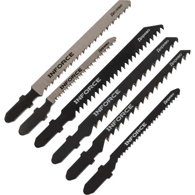 Пилки по дереву для лобзика 10 шт. Inforce 12-23-07