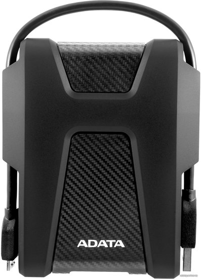 Внешний накопитель HDD 2.5" USB3.0 ADATA 1Tb HD680 AHD680-1TU31-CBK Gen1 5 Гбит/с , 2.5", пластик/силикон, черный