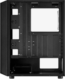 Корпус ATX Aerocool Hive-G-BK-v2, Midi-Tower, без БП, черный [accm-pv27043.11]