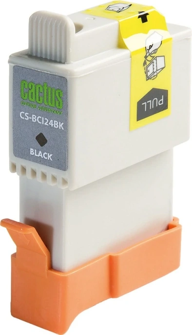 Картридж Cactus CS-BCI24BK для Canon S200/200x/300/330/330Photoi250/320/350/450/455/470D/475D
