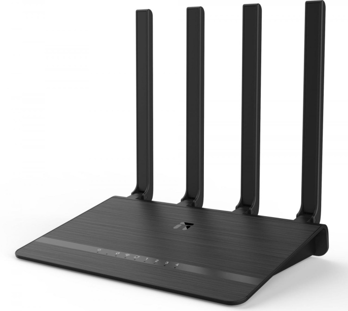 Wi-Fi роутер Netis N2,  Wi-Fi 5,  AC1200,  2.4/5ГГц, 4 LAN,  черный