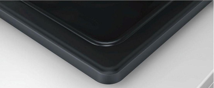 Комбинированная варочная панель Bosch PBY6C6B62O,  4 конфорки,  эмалированная сталь,  черный