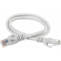 Патч-корд ITK PC01-C5EU-2M UTP RJ-45 вил.-вилка RJ-45 кат.5E 2м серый ПВХ (уп.:1шт)