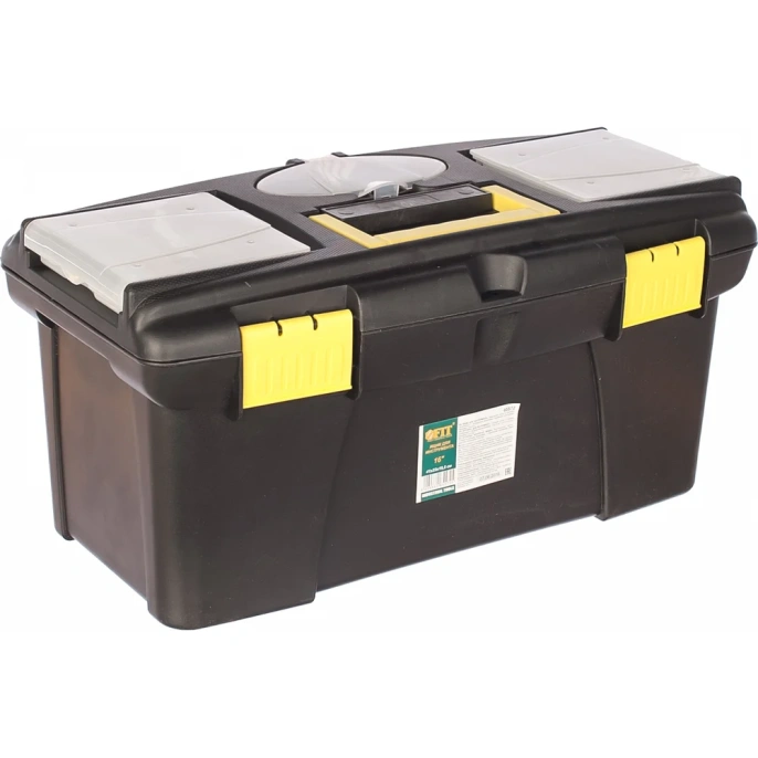 Ящик пластиковый для инструмента 16" 410х220х195 мм FIT 65572