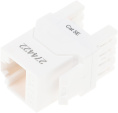 Модуль Hyperline KJ8-8P8C-C5E-180-WH информ. KeystoneRJ45 кат.5E UTP бел. упак.:1шт