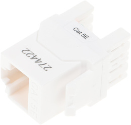 Модуль Hyperline KJ8-8P8C-C5E-180-WH информ. KeystoneRJ45 кат.5E UTP бел. упак.:1шт