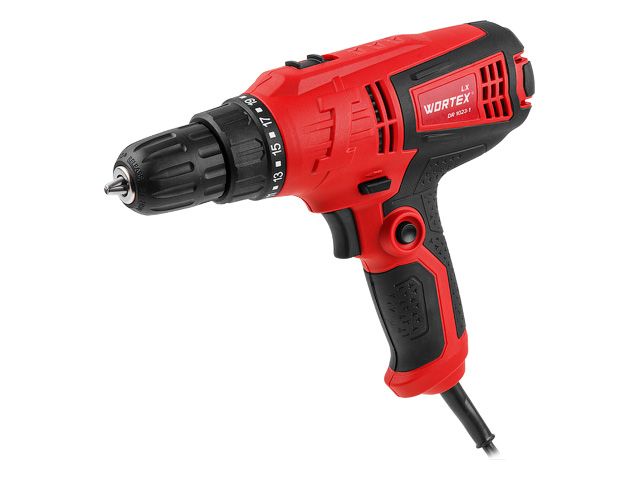Дрель-шуруповерт WORTEX LX DR 1023-1 в кор. 280 Вт, 28 Нм, 2 скор., быстрозажимной патрон: 10 мм 0334331