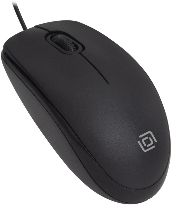 Мышь Оклик 195M for business черный оптическая 1200dpi USB 3but (M218 Black)