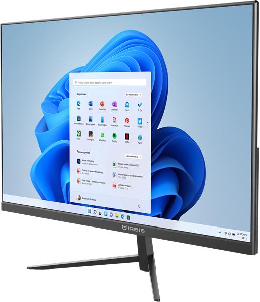 Моноблок IRBIS MB2385 23.8" AIO, CPU intel I5-1135G7, 23.8" LCD 1920x1080IPS , 16GB PCDDR4 2400MHZ+512GB, 1*1 AC wifi, brush dark grey, EU adaptor 19V 3.42A, with Win11 OS Восстановлен (MB2385-NNC-005)